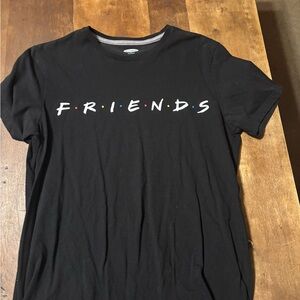 Old Navy Black 'Friends' Graphic Tee